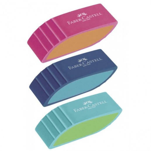 Γόμα Faber-Castell PVC-free Leaf Shaped δίχρωμη